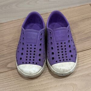 Native Kids Purple Slip-On Sneakers